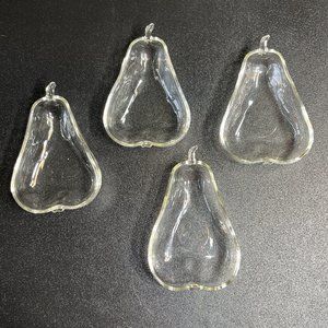4 Pear Shaped Serving Bowls. Dessert Bowls